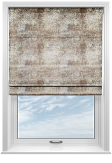 Nebula, Cream Ice - Roman Blind